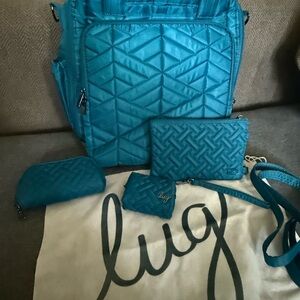Lug Ocean Teal 4 piece Bundle with Ranger XL, Peekaboo, and more